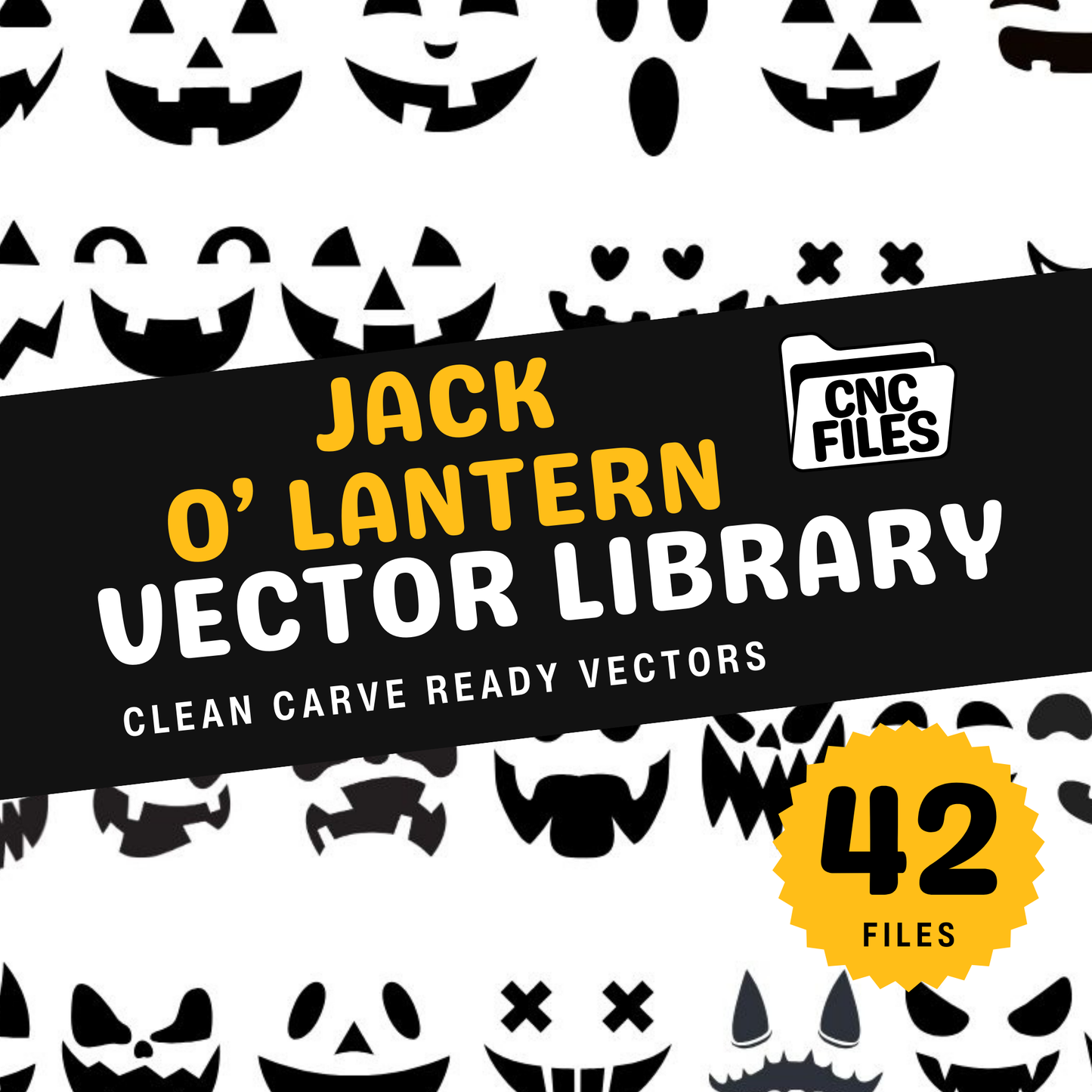 Jack O' Lantern CNC Vector Library