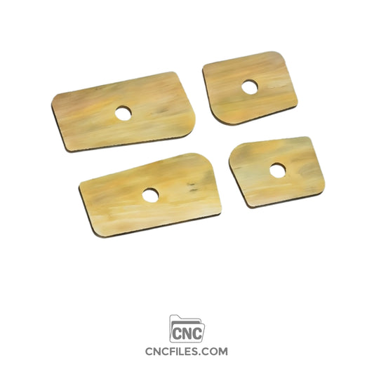 An image of a CNC file showing a cross-shaped jewellery box design with clean cut lines and precise details.