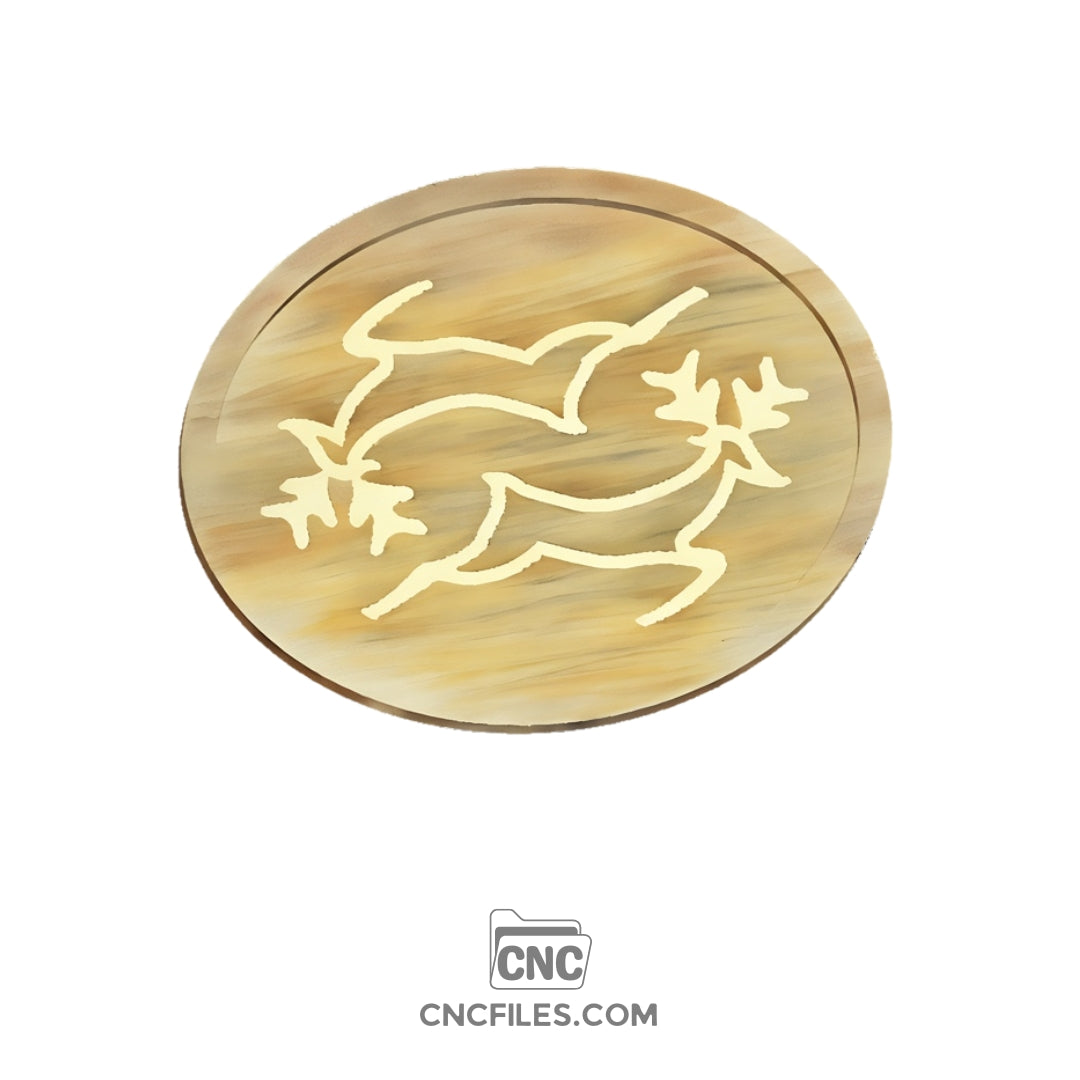 An image of a CNC file showing an Ugly Christmas Sweater Tray design with festive patterns perfect for holiday décor.