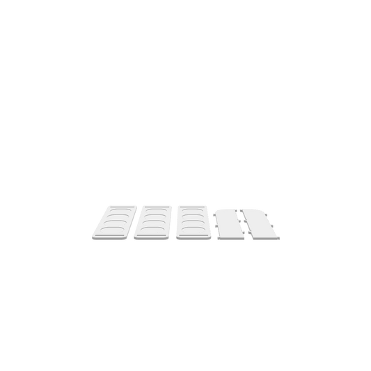 A 3D render of a CNC file showing a Whiskey Smoker Display Stand 12x, featuring organized slots and a sturdy display design.