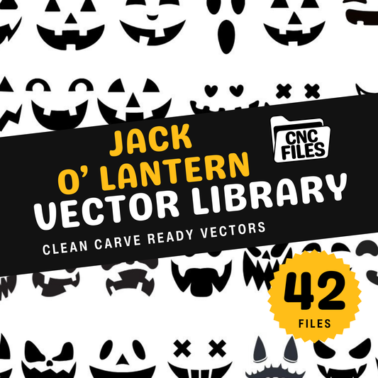 Jack O' Lantern CNC Vector Library