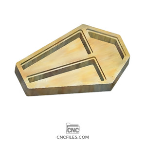 Coffin Jewellery Box With Acrylic Lid