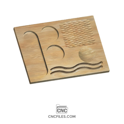 An image of a CNC file showing a Dust Boot Tolerance Test design used for checking fit and accuracy.