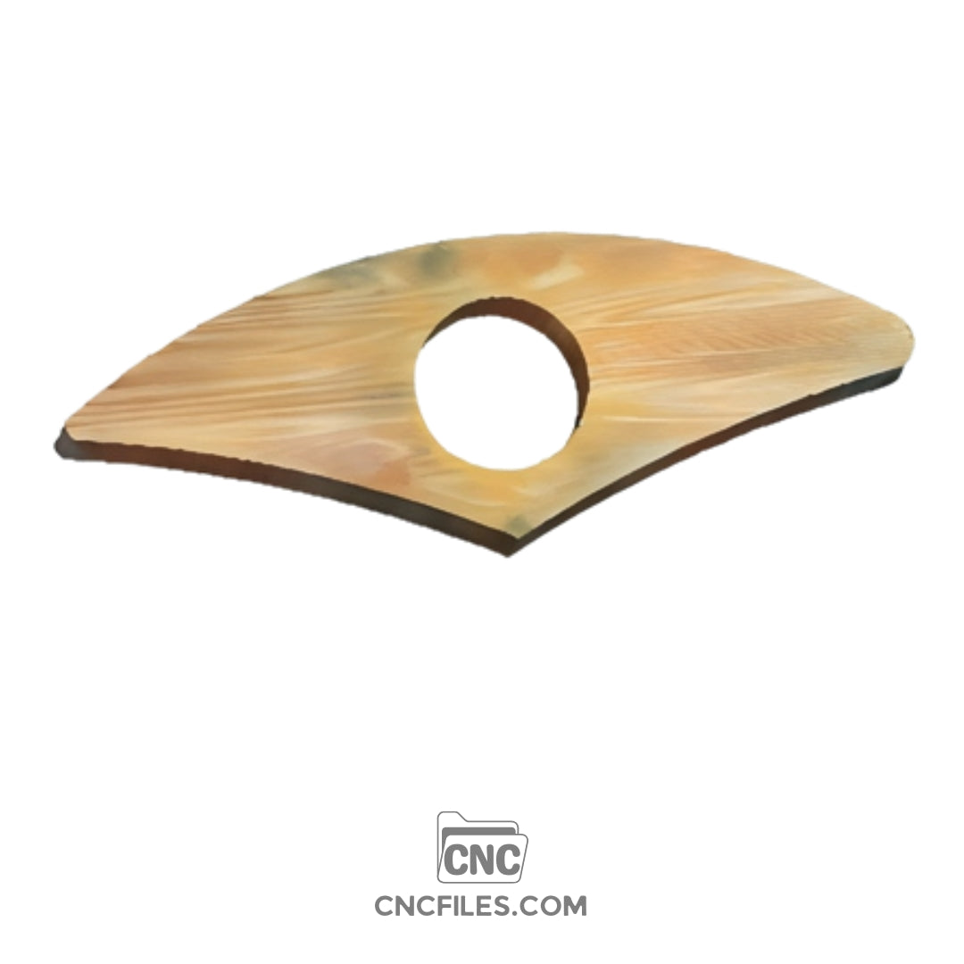 An image of a CNC file showing an Egyptian Thumb Holder design with detailed carved patterns.