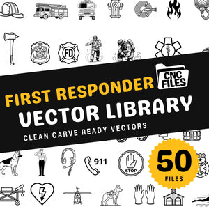 First Responders CNC Vector Library