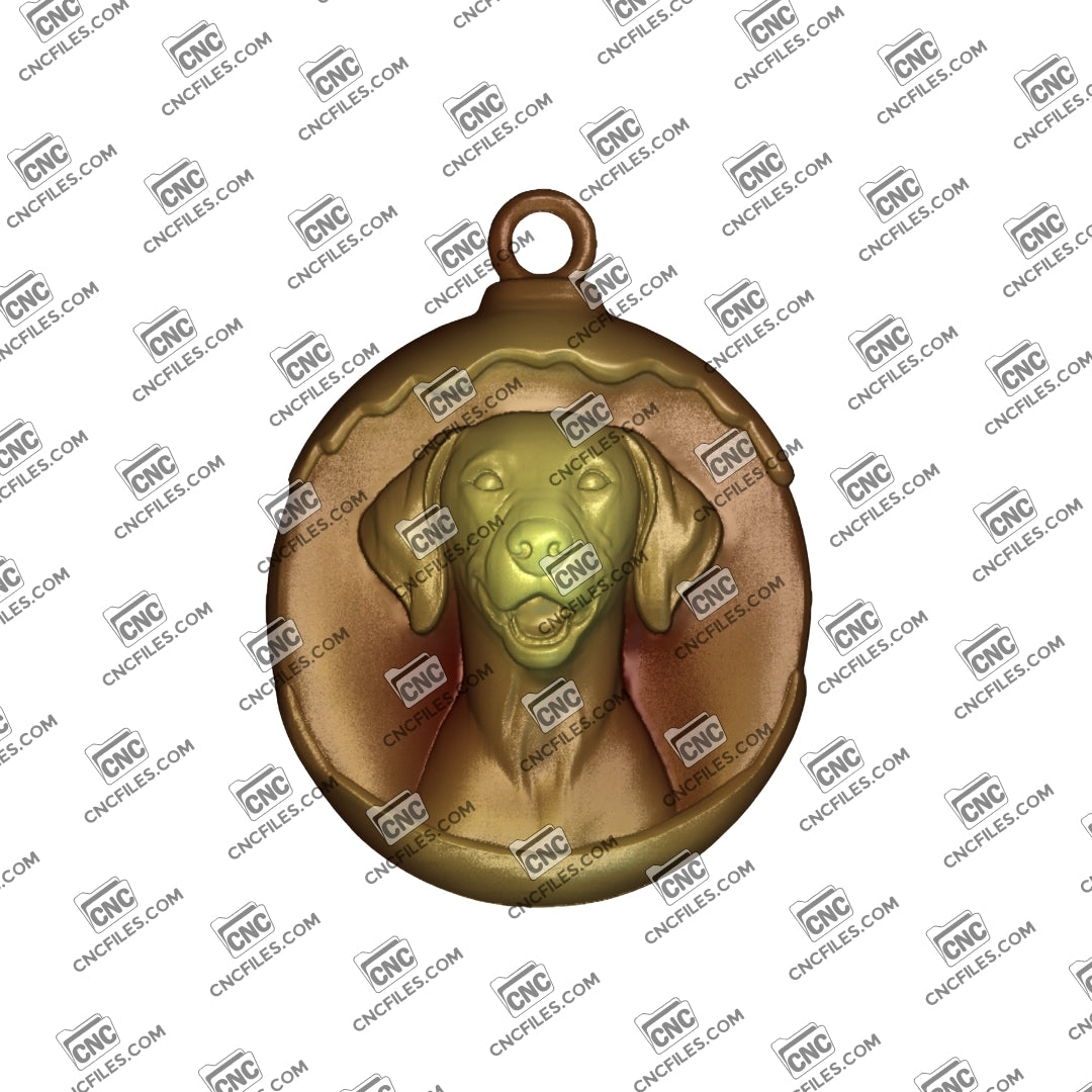 An image of 3D render of CNC file showing a detailed, lifelike dog design. Perfect for woodworking projects, home décor, or as a unique gift for dog lovers.