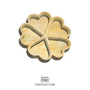 Heart Petals Jewellery Box with Acrylic Lid