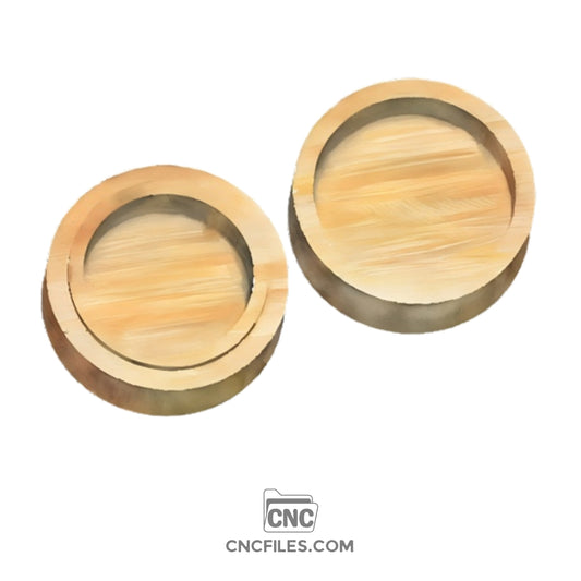 An image of a CNC file showing a small round jewellery box 