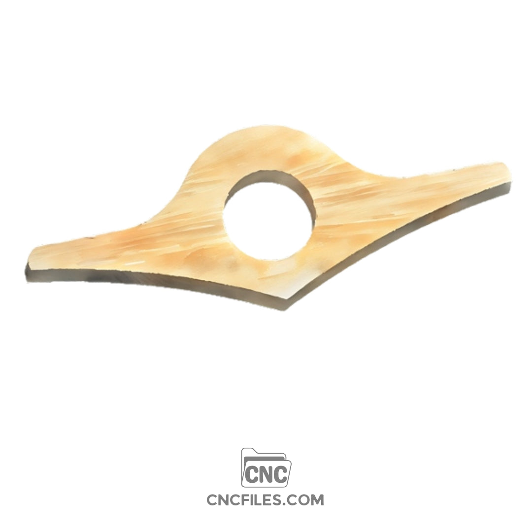 An image of a CNC file showing a Lunar Thumb Holder