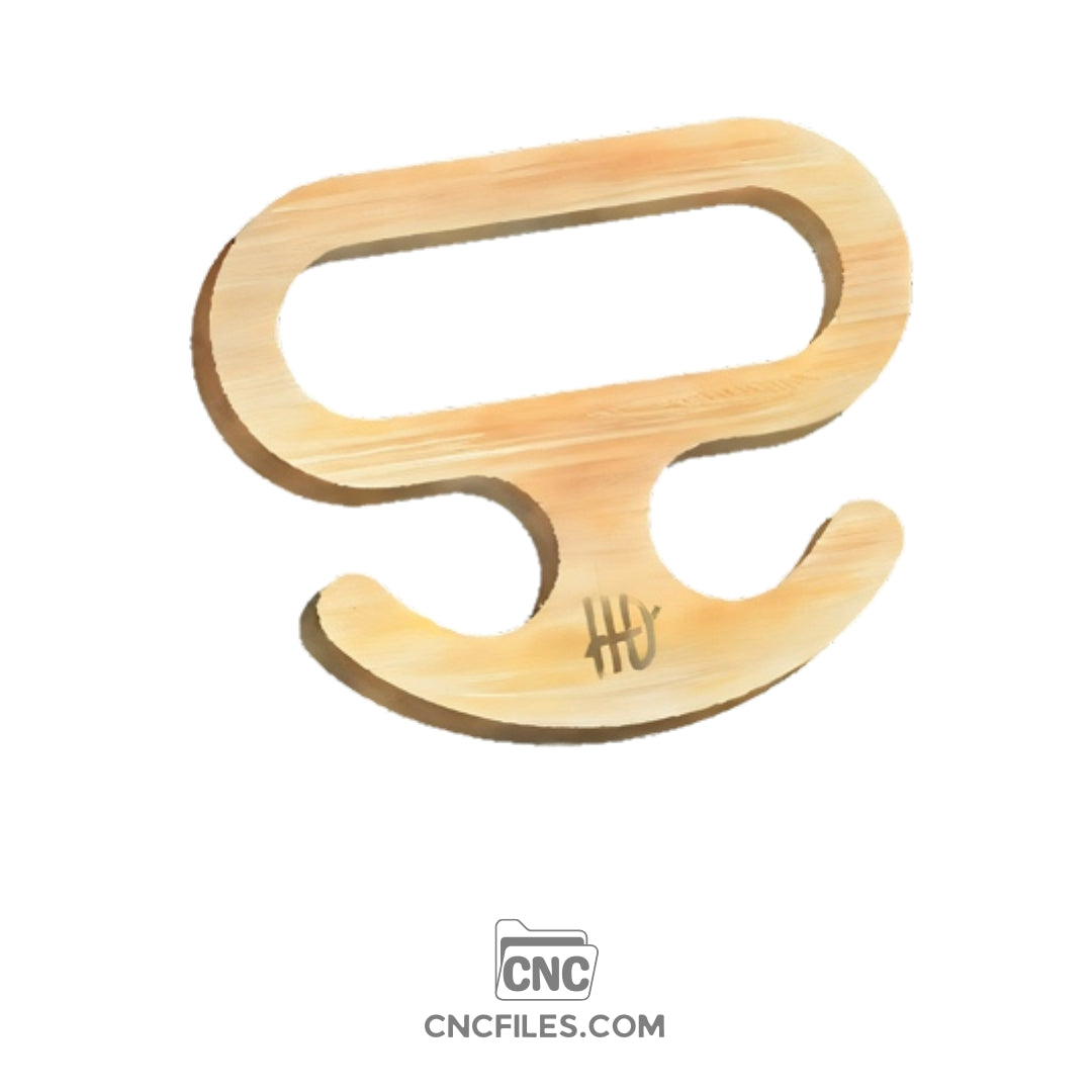 An image of a CNC file showing a Modern Mini One Tripper design, created for easy cutting and precise detailing.