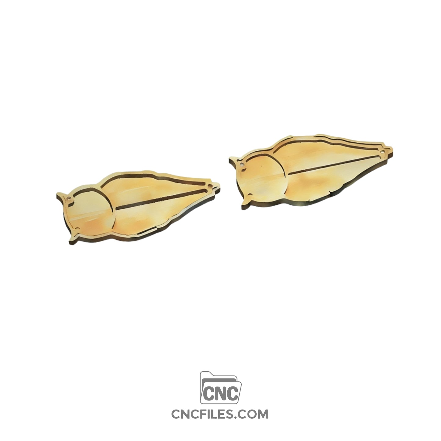An image of a CNC file showing an Owl Dice Tray Box with detailed owl design and smooth tray compartments.