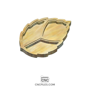 Rose Leaf Jewellery Box with Acrylic Lid