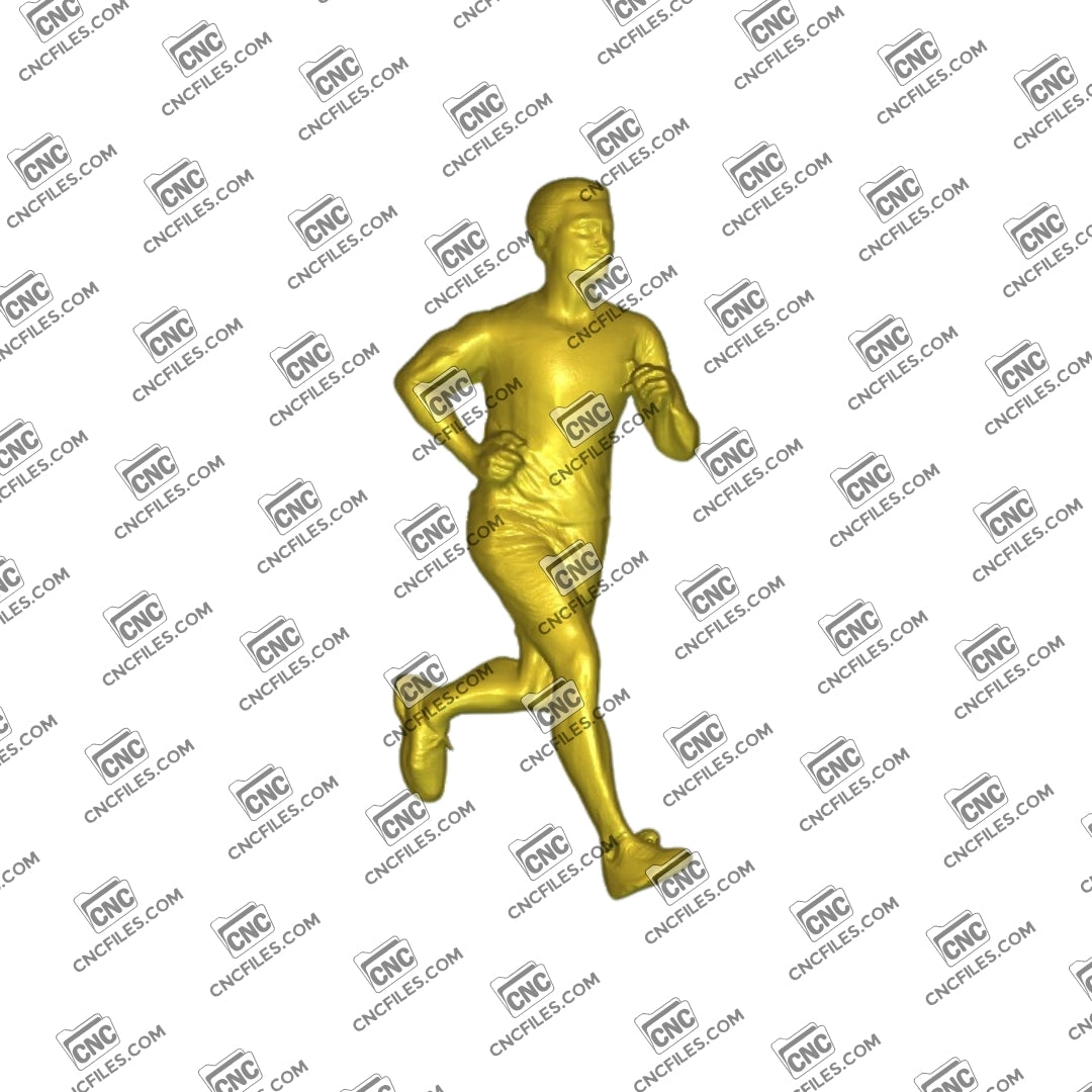 This Running Man CNC file features a dynamic, high-detail design perfect for decorative wall art, sports-themed projects, or custom signage.