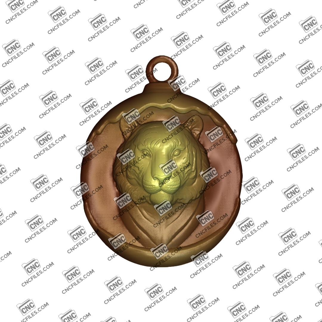 An image of a 3D render of the CNC file showing realistic textures and features, ideal for home décor or custom gifts.