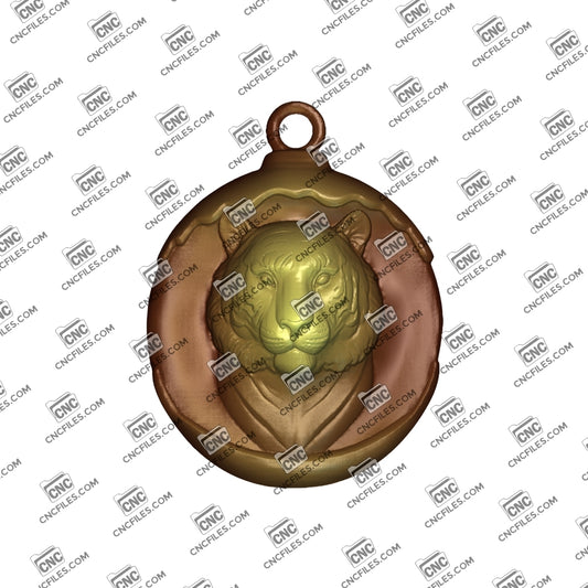 An image of a 3D render of the CNC file showing realistic textures and features, ideal for home décor or custom gifts.