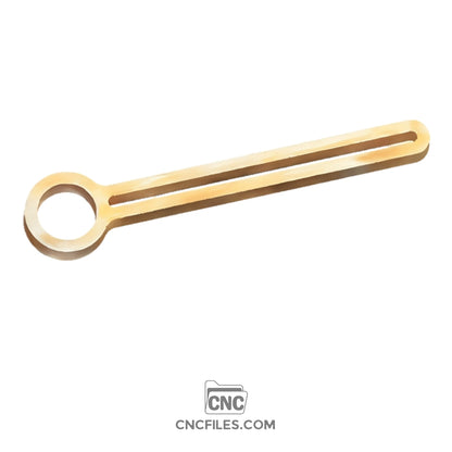 An image of a CNC file showing a Traditional Whisk design with smooth curved lines and a simple handle outline.