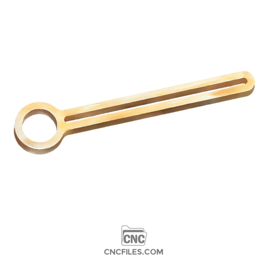 An image of a CNC file showing a Traditional Whisk design with smooth curved lines and a simple handle outline.