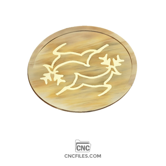 An image of a CNC file showing an Ugly Christmas Sweater Tray design with festive patterns perfect for holiday décor.