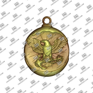 US Navy Seal Ornament 3D Relief