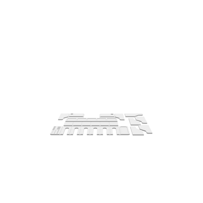 A 3D render of CNC file showing a 6X Drill Charging Station with compartments for neatly storing and charging six drills.