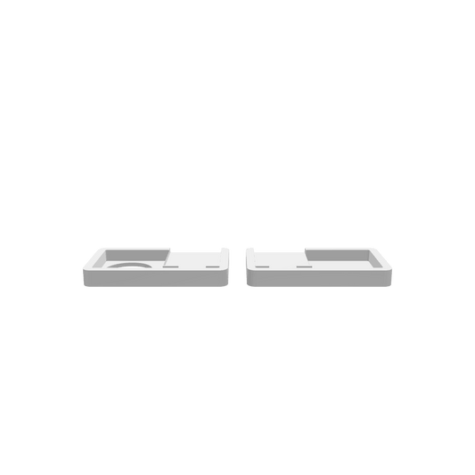 A 3D render of CNC file showing the Acadia Passive Phone Amplifier with smooth curves.