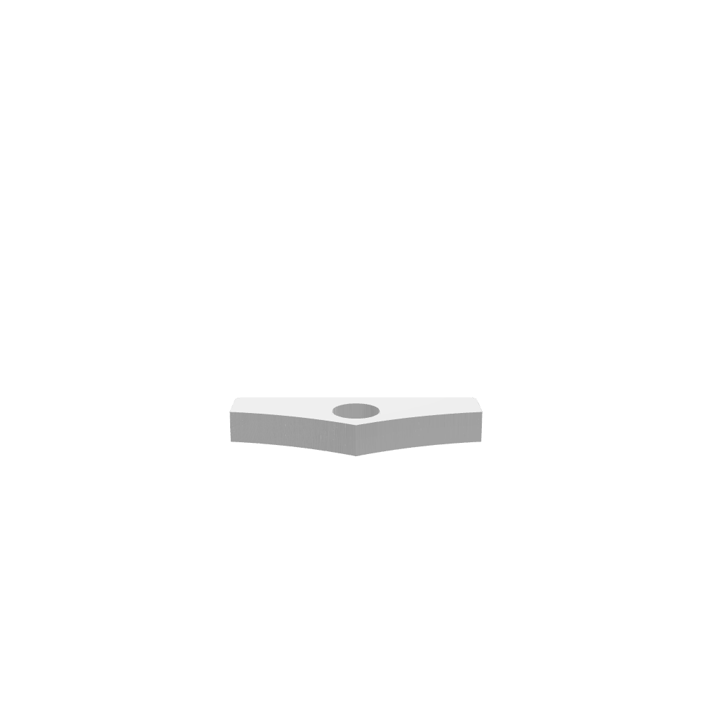 GLB file of rectangular wooden thumb holder for books