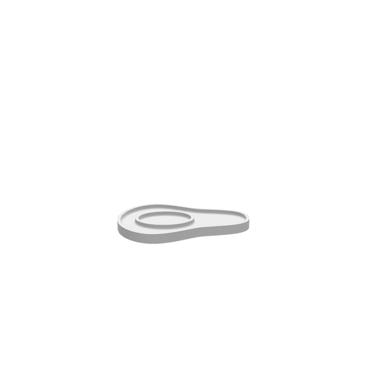 3D render of CNC file showing an Avocado Cheese Tray with a realistic wooden texture.