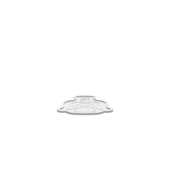 A 3D render of a CNC file showing a Classic Angel Tray with elegant angel details.
