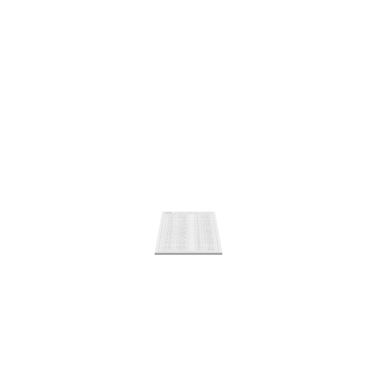 A 3D render of a CNC file showing a Decimal Conversion Chart with precise measurements and engraved details for accurate conversions.