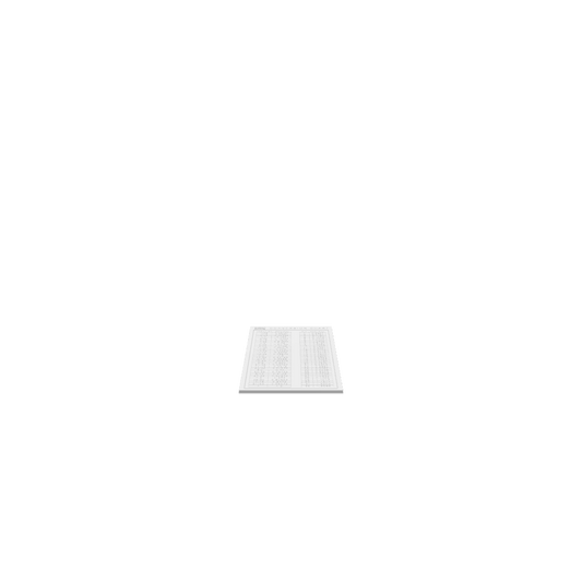 A 3D render of a CNC file showing a Decimal Conversion Chart with precise measurements and engraved details for accurate conversions.