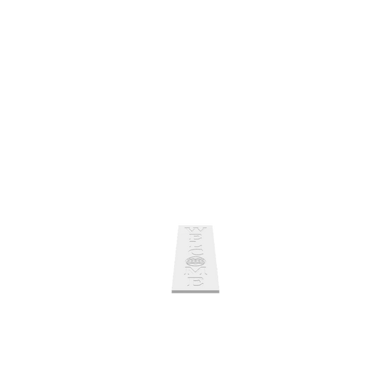 A 3D render of a CNC file showing an Easter Egg Welcome Porch Board featuring a detailed egg pattern.