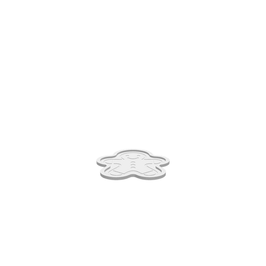 3D render of CNC file showing a Ginger Bread Man Christmas Tray