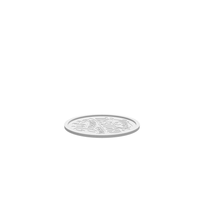 3D render of CNC file showing a Thanksgiving tray with decorative lettering.