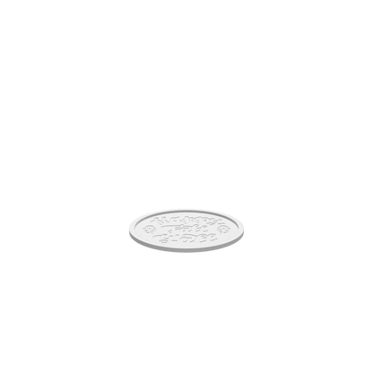 GLB file of Round wooden Happy Fall Y'all tray 