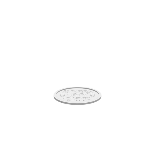 GLB file of Round wooden Happy Fall Y'all tray 