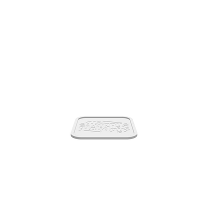A 3D render of CNC file showing a Happy Holidays Tray.