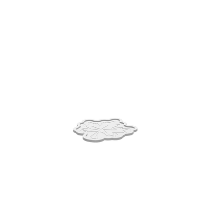 3D render of CNC file showing a Maple Leaf Autumn Tray