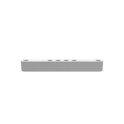 3D render of CNC file showing a Modern Propagation Station 6x featuring six evenly spaced openings for propagation tubes, crafted in a modern and functional design.