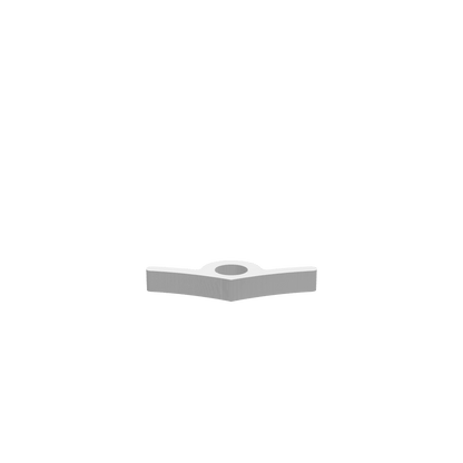 3D render of CNC file showing a Nautical Thumb Holder with nautical-themed design elements.