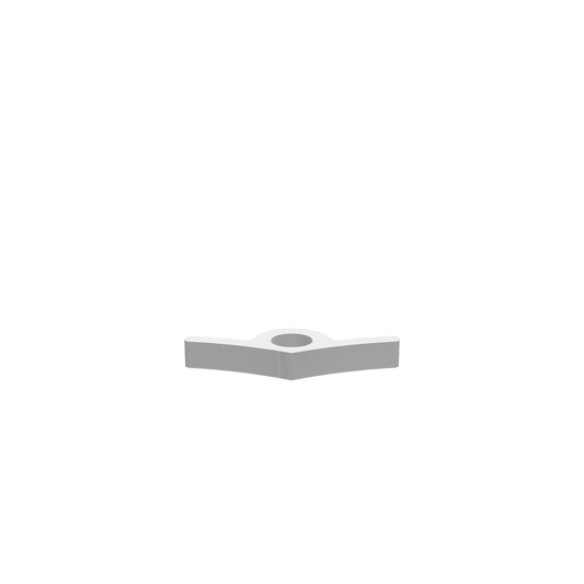 3D render of CNC file showing a Nautical Thumb Holder with nautical-themed design elements.