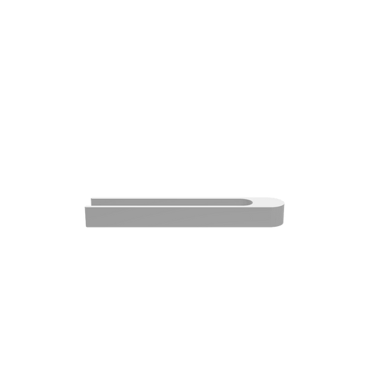 A 3D render of CNC file showing Nordic Toaster Tongs featuring a minimalist Nordic style