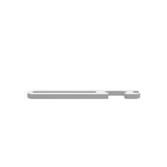 3D render of CNC file showing the Oven Push Stick Modern design 
