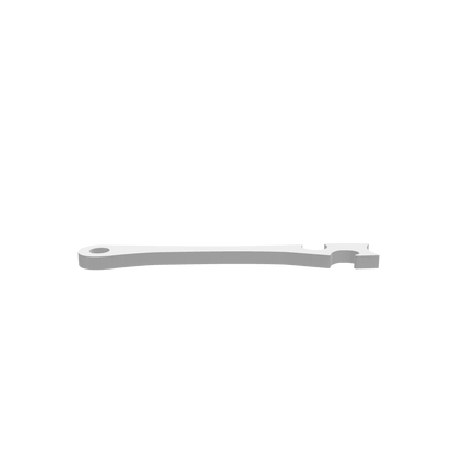 3D render of CNC file showing an Oven Push Stick Traditional design with a smooth, practical shape for kitchen use.