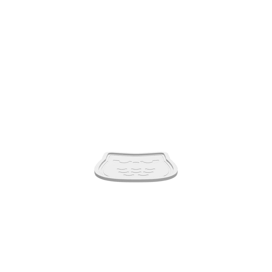 A 3D render of CNC file showing an Owl Halloween Tray with carved owl details