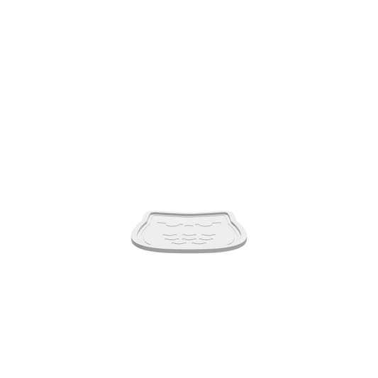 A 3D render of CNC file showing an Owl Halloween Tray with carved owl details