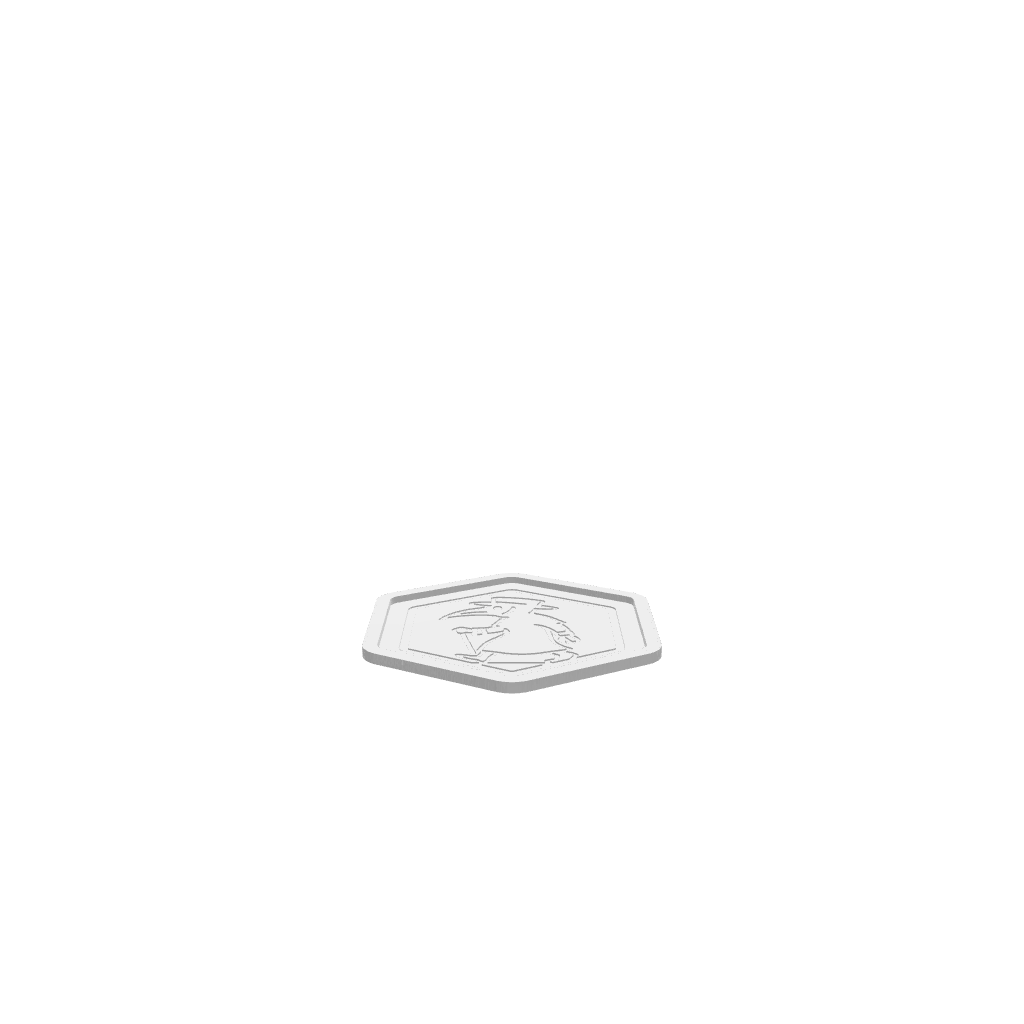 3D render of CNC file showing a Plague Doctor Walking Tray with a unique plague doctor figure.