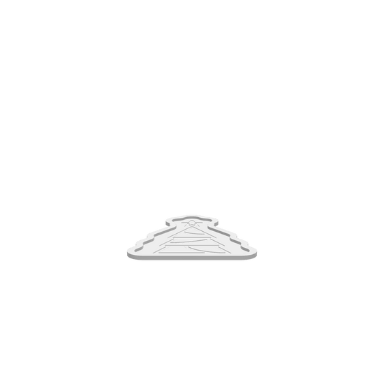 3D render of CNC file showing a Polygon Christmas Tree Tray.
