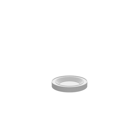 A 3D render of CNC file showing a tiered dice bowl with circular tiers.