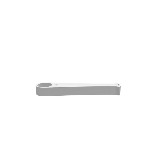 3D render of CNC file showing a Traditional Coffee Scoop Clip for everyday use.