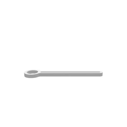 3D render of CNC file showing a Traditional Whisk design with a detailed wire head and ergonomic handle shape.
